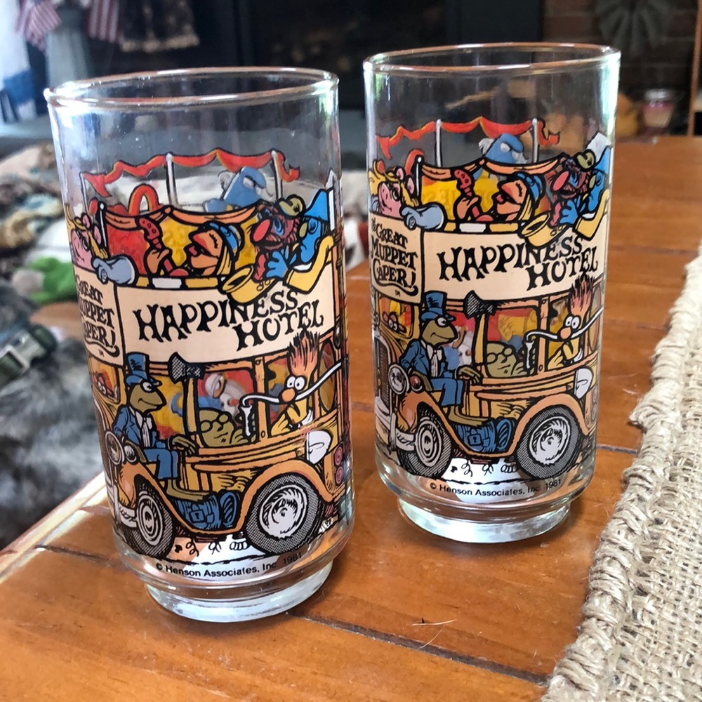 1981 McDonald’s Muppets glasses.